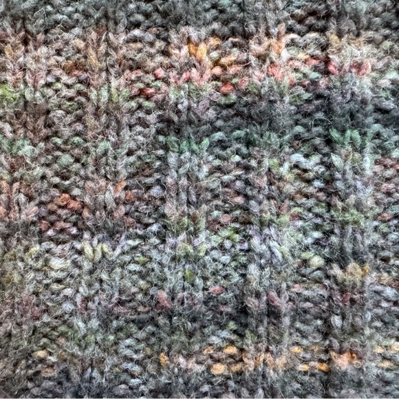 Anthropologie Maison Pholya Knit Cowl Neck Poncho Sweater L/XL - Cottagecore - Picture 8 of 15